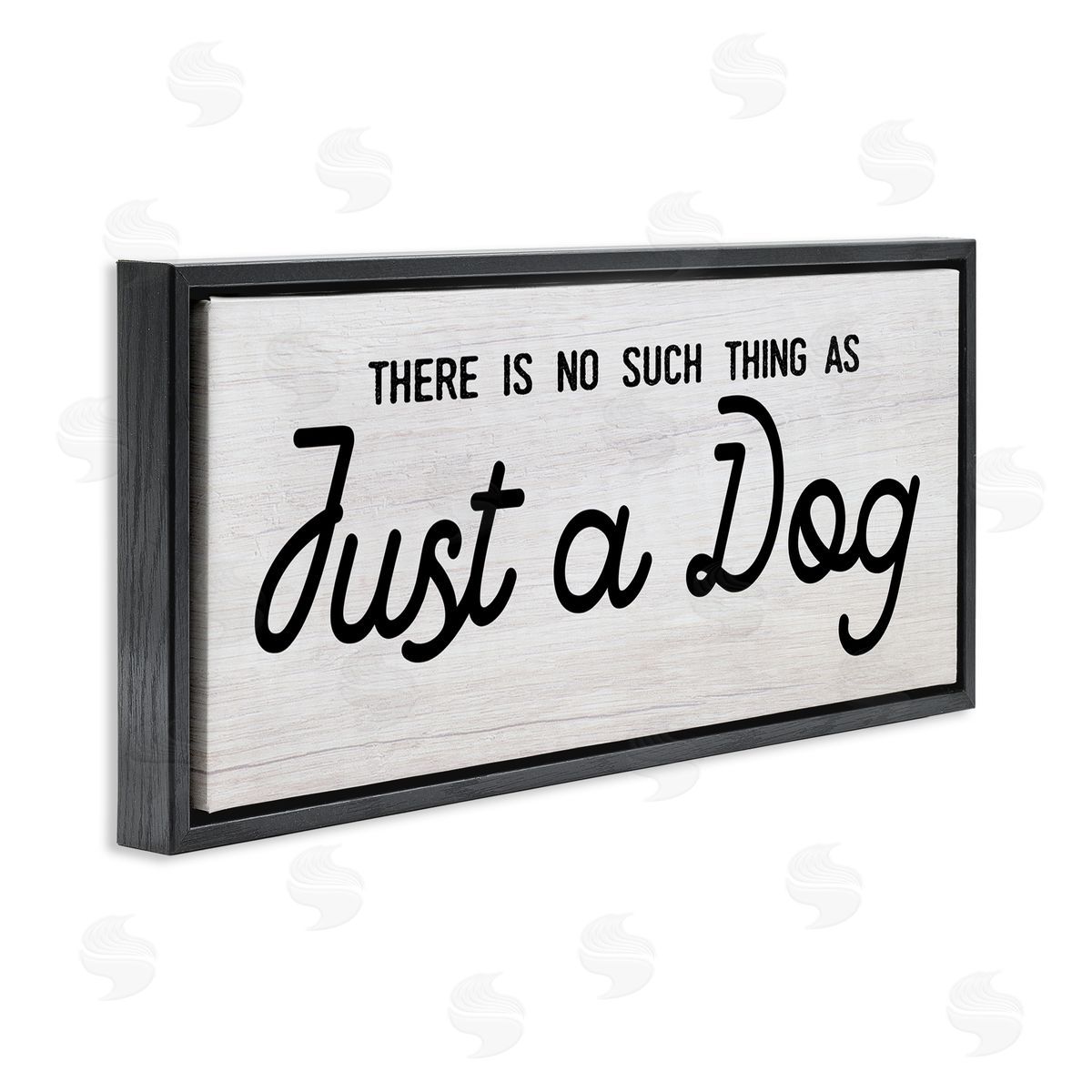 Stupell Studio Just A Dog Rustic Typography Animal Lover Quote