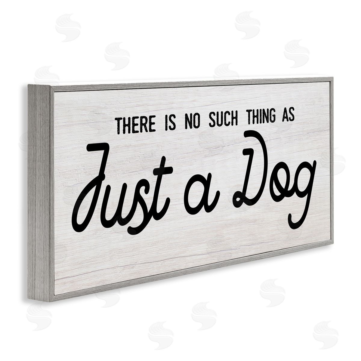 Stupell Studio Just A Dog Rustic Typography Animal Lover Quote