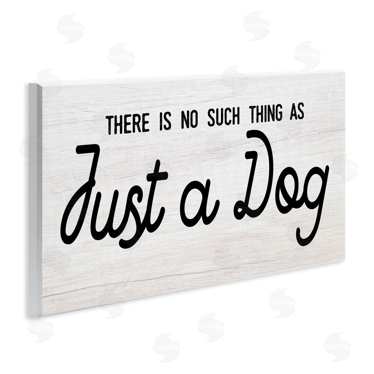 Stupell Studio Just A Dog Rustic Typography Animal Lover Quote