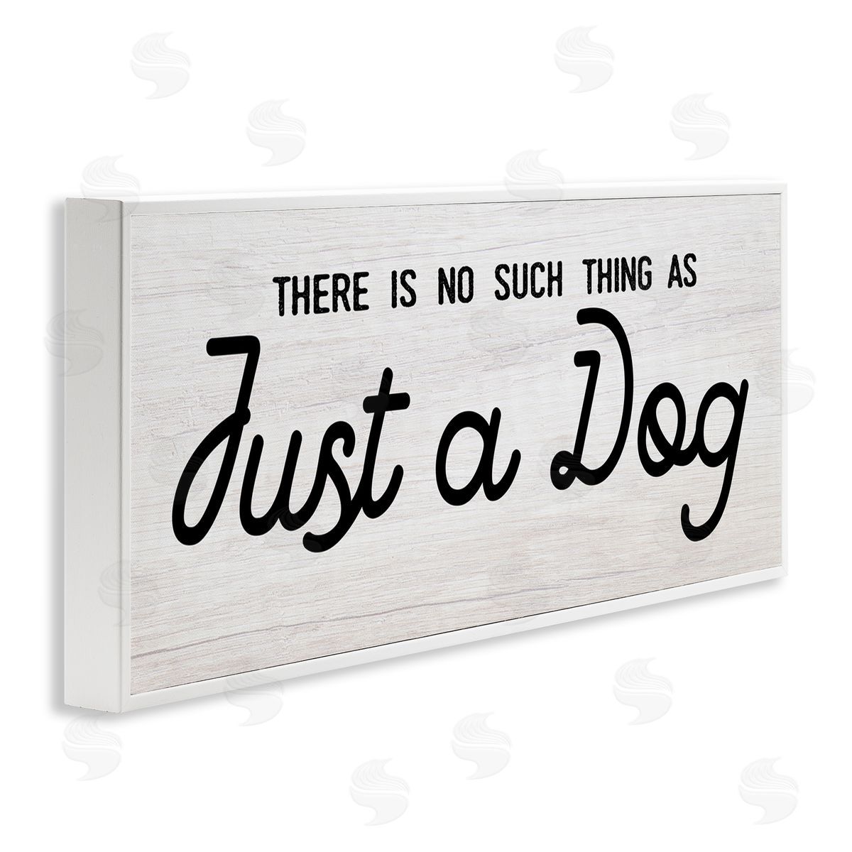 Stupell Studio Just A Dog Rustic Typography Animal Lover Quote