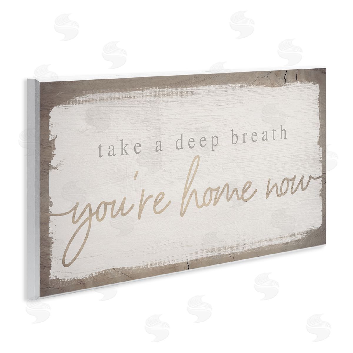 You're Home Now Weathered Chic Wood Plaque Wall Art, Home Decor by Stupell Studio