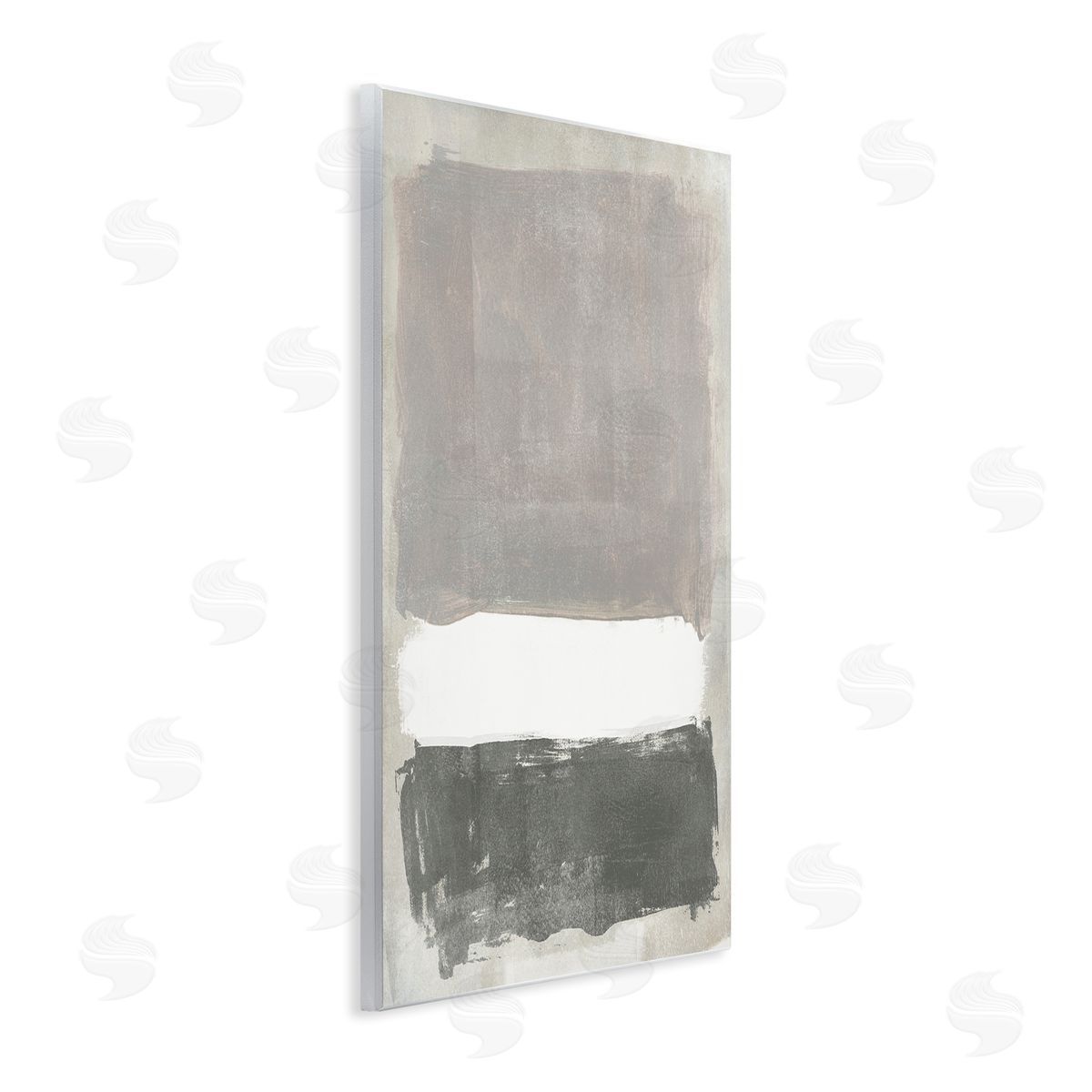 Jennifer Paxton Parker Abstract Neutral Tones Modern Blocked Shapes Wall Plaque Art Print