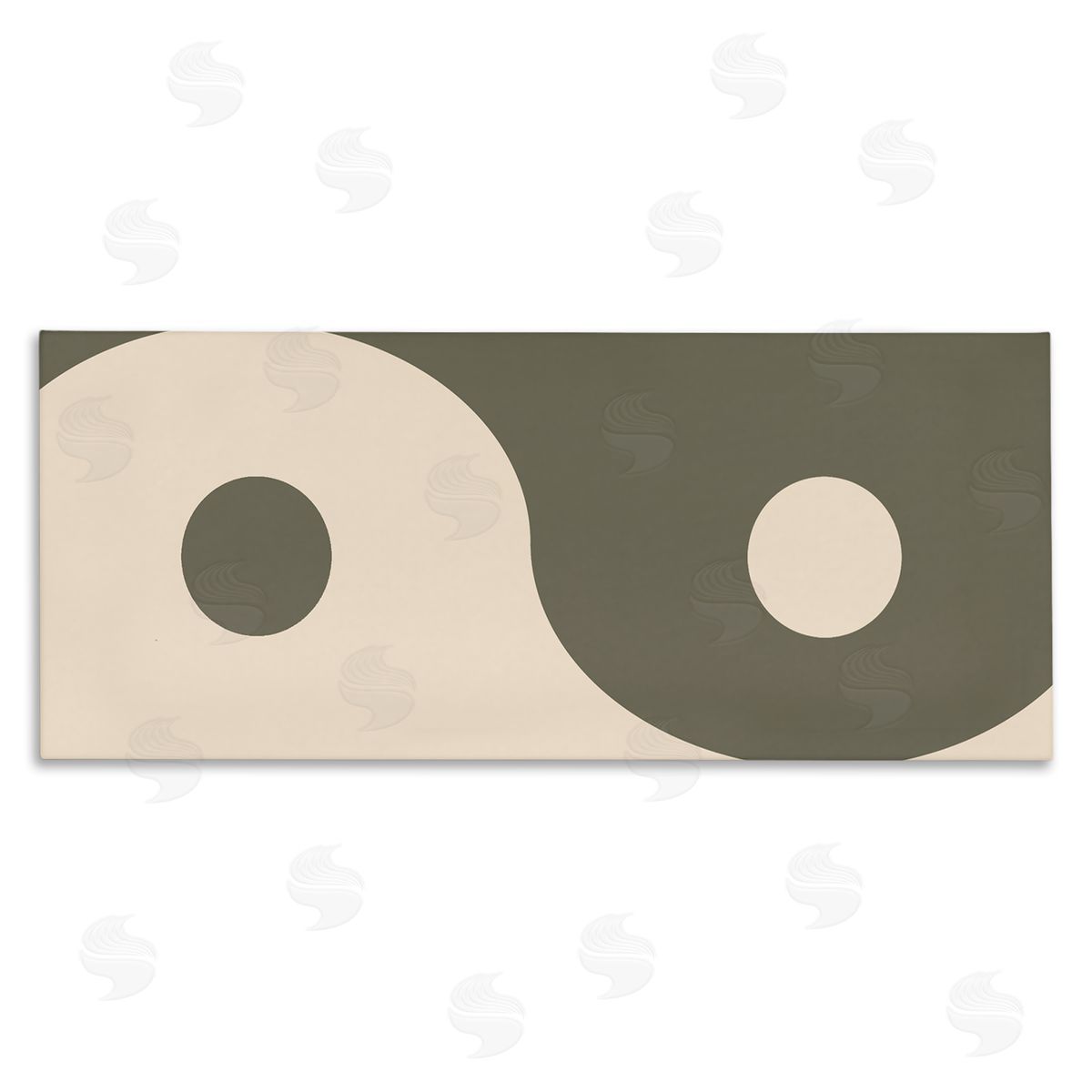 Stupell Studio Harmony Yin Yang Spiritual Symbol Minimal Design