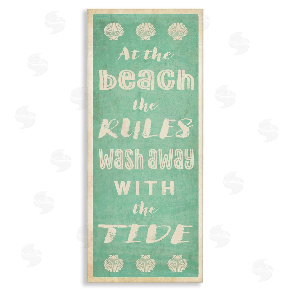 Graffitee Studios Beach Rules Rustic Ocean Tide Phrase Sign