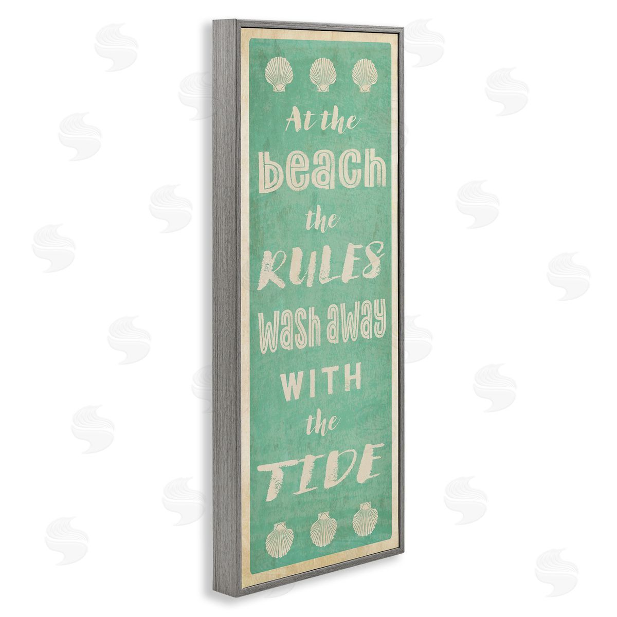 Graffitee Studios Beach Rules Rustic Ocean Tide Phrase Sign