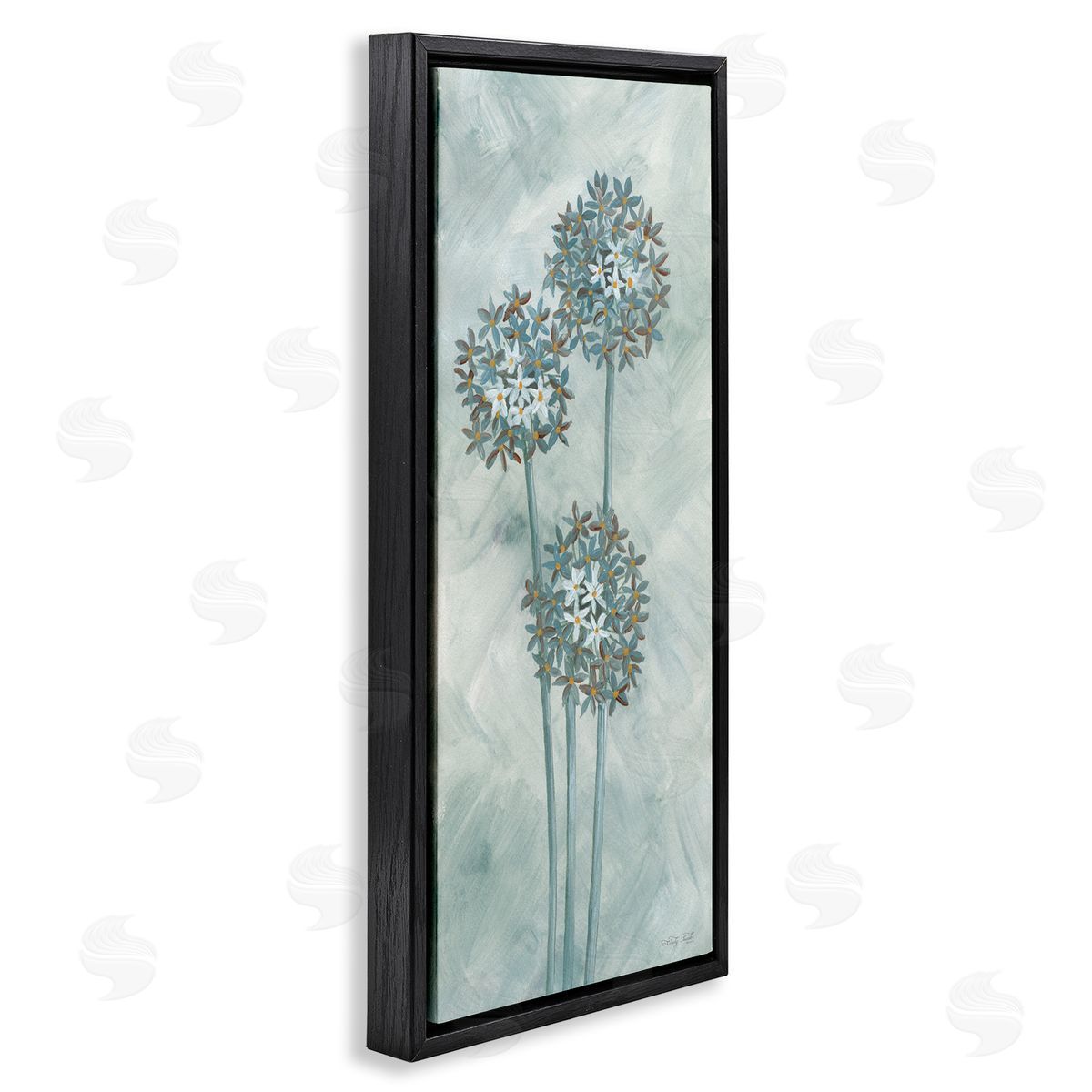 Cindy Jacobs Three Dandelion Sprigs Casual Floral Petals Illustration