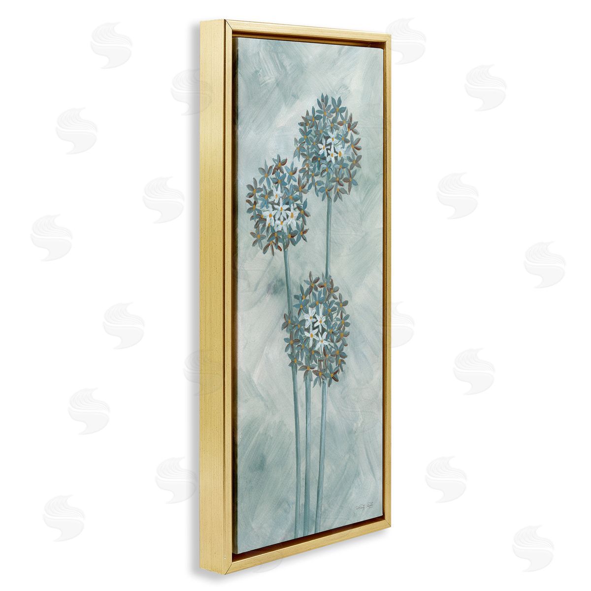 Cindy Jacobs Three Dandelion Sprigs Casual Floral Petals Illustration