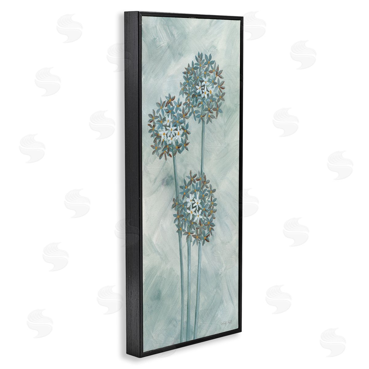 Cindy Jacobs Three Dandelion Sprigs Casual Floral Petals Illustration