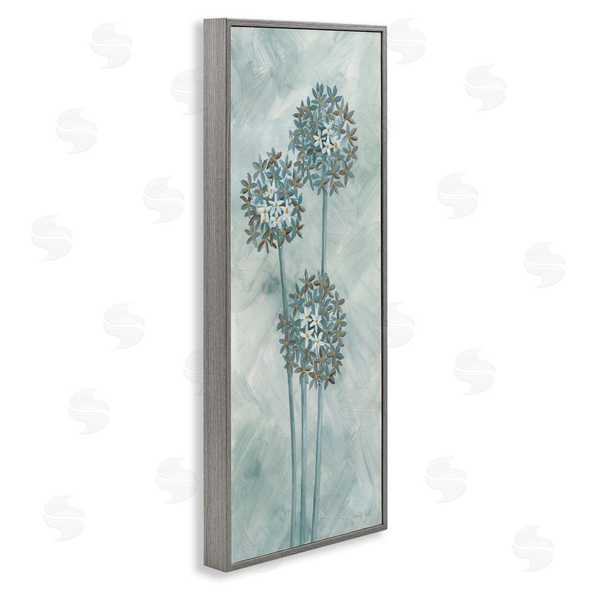 Cindy Jacobs Three Dandelion Sprigs Casual Floral Petals Illustration