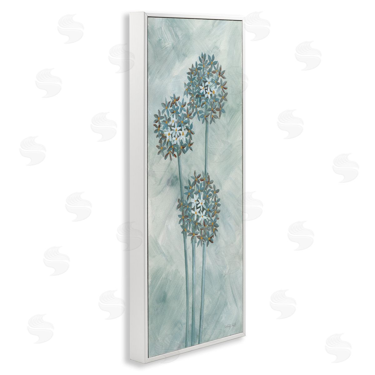 Cindy Jacobs Three Dandelion Sprigs Casual Floral Petals Illustration