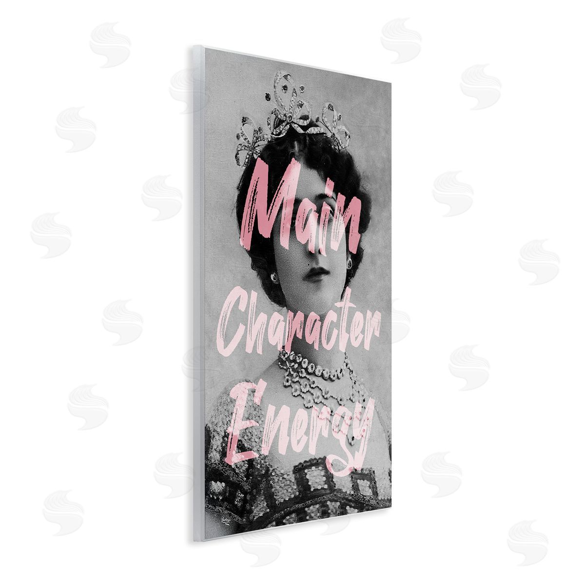 Stupell Studio Main Character Energy Trendy Pink Vintage Photography  Wall Plaque Art Print