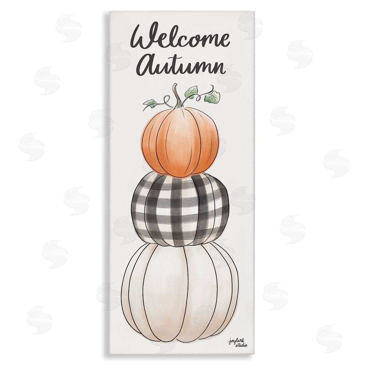 Jess Baskin Welcome Autumn Seasonal Tartan Pumpkin Patterns