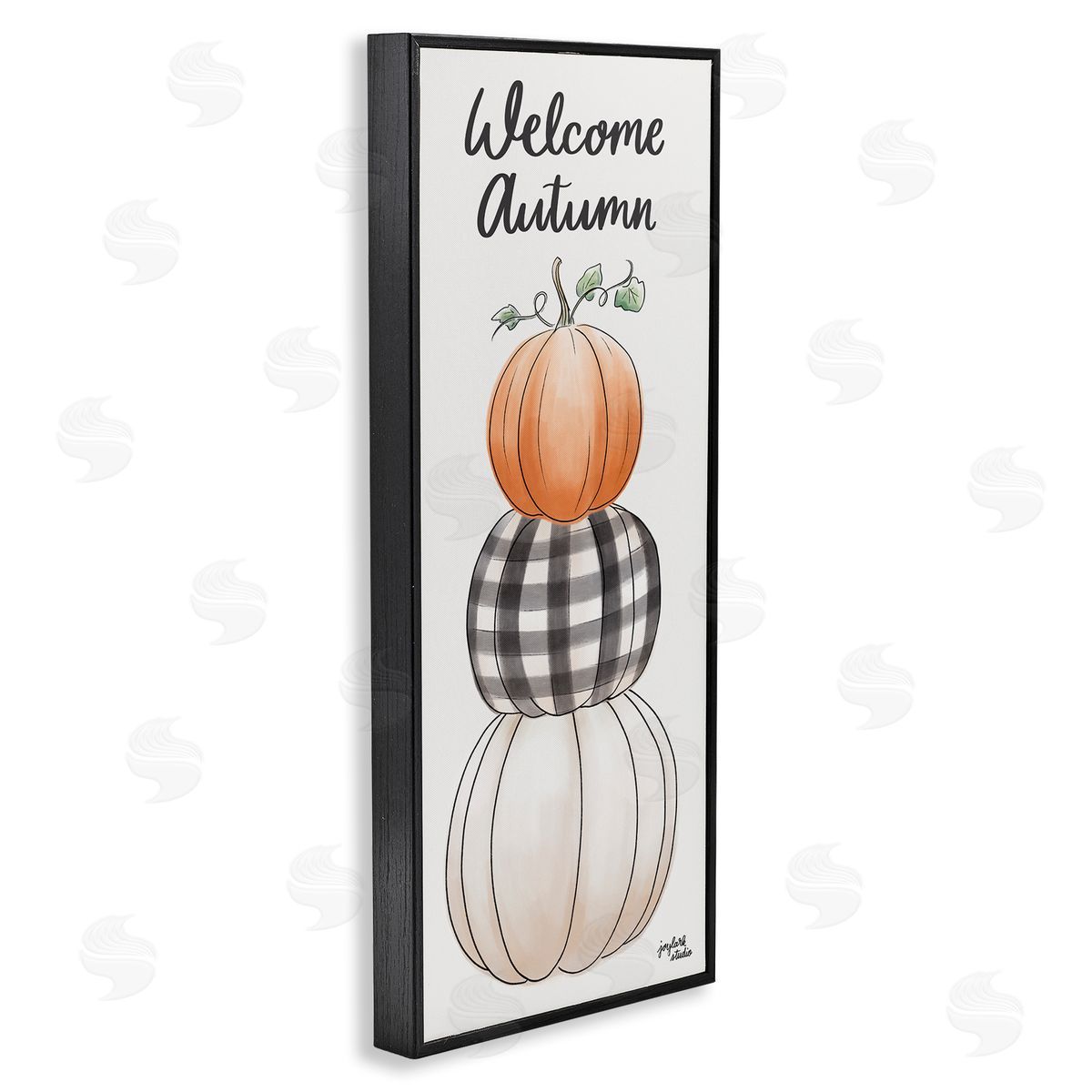 Jess Baskin Welcome Autumn Seasonal Tartan Pumpkin Patterns