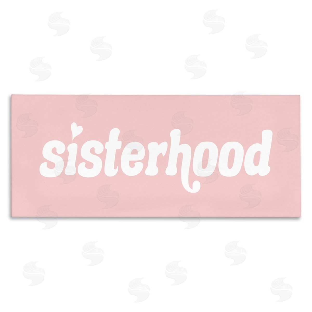 Stupell Studio Sisterhood Meaningful Siblings Pink Retro Typography