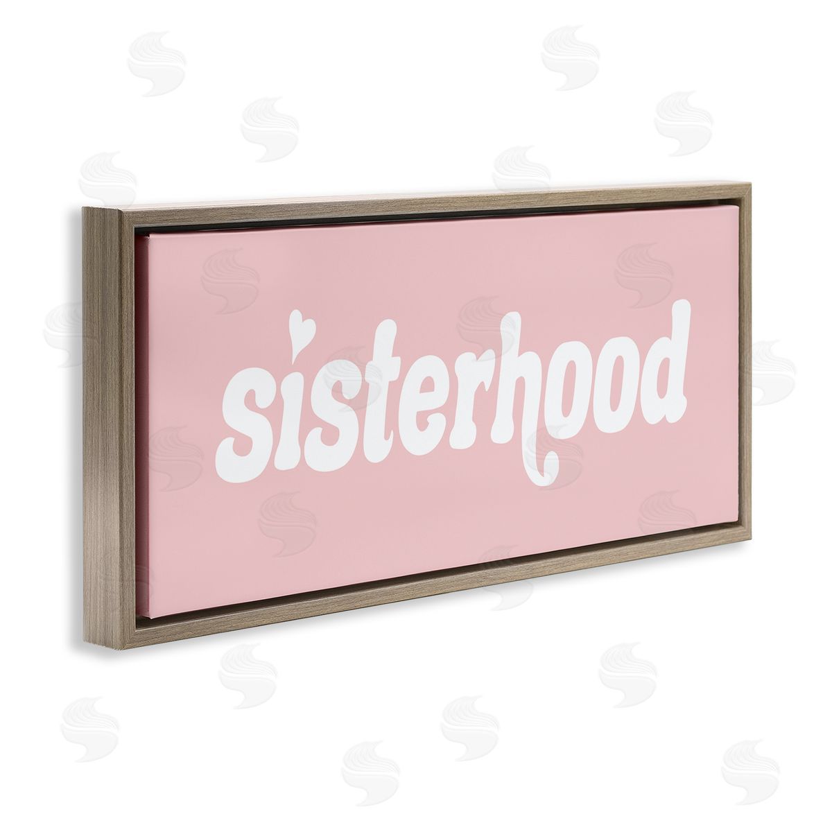 Stupell Studio Sisterhood Meaningful Siblings Pink Retro Typography