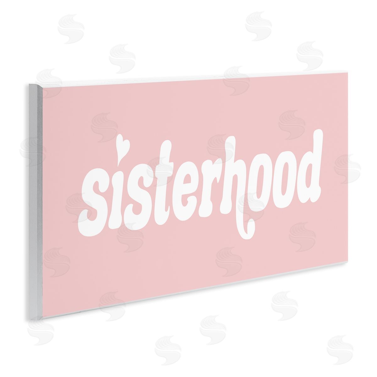 Stupell Studio Sisterhood Meaningful Siblings Pink Retro Typography