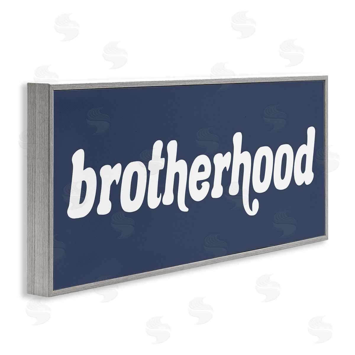 Stupell Studio Meaningful Brotherhood Siblings Sign Blue White Typography