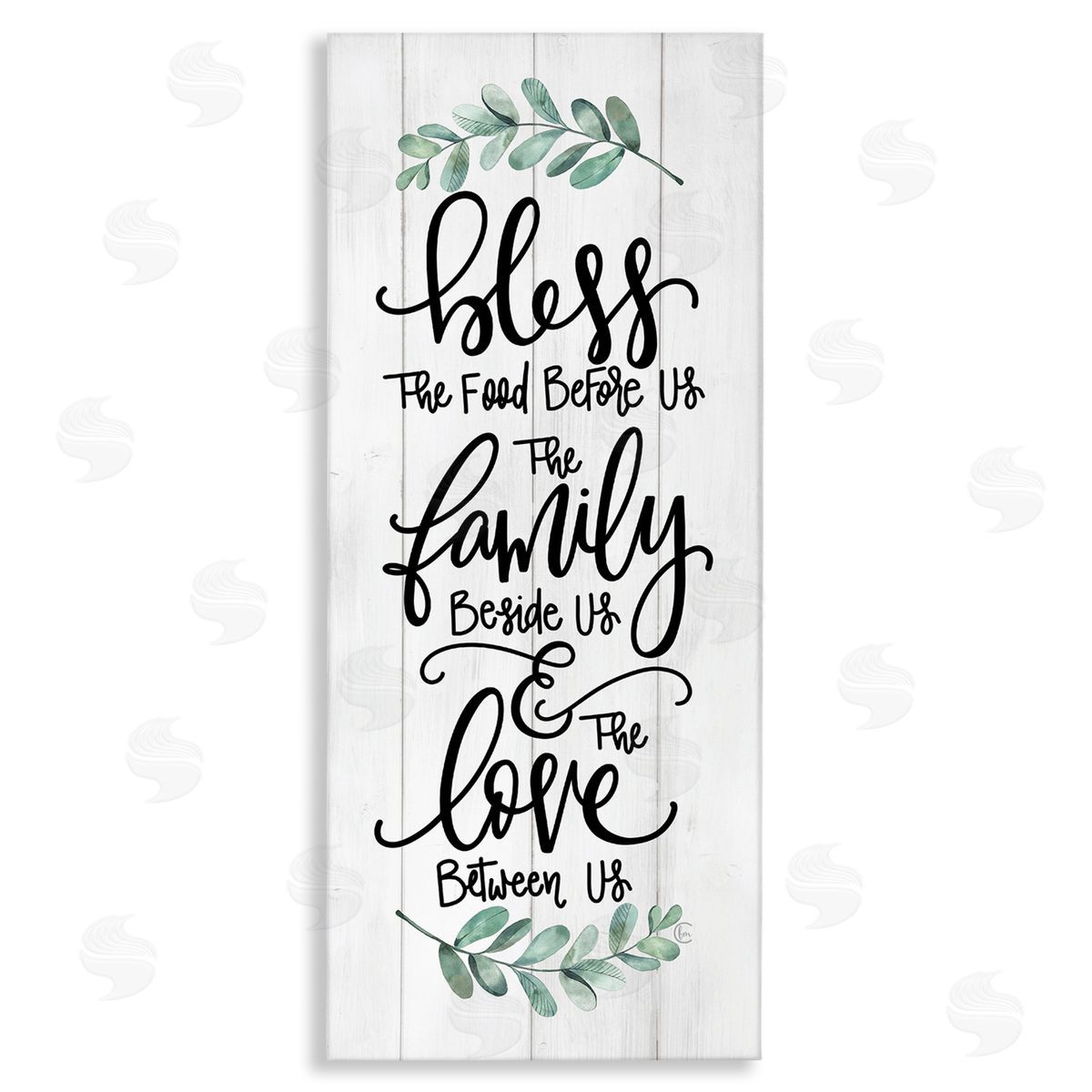 Fearfully Made Creations Bless This Family Religious Kitchen Phrase Plank Pattern