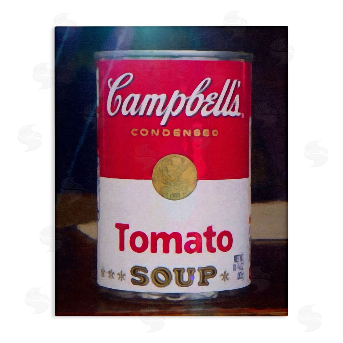 Graffitee Studios Tomato Soup Can Still Life Modern Painting Stretched Canvas Wall Art Print