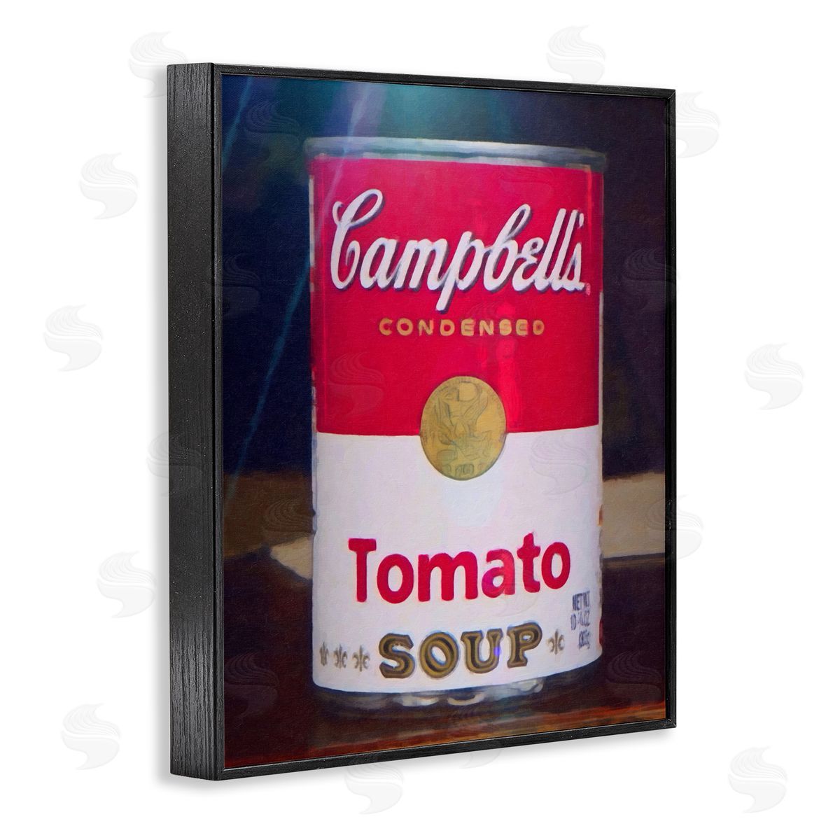 Graffitee Studios Tomato Soup Can Still Life Modern Painting Black Framed Giclee Wall Art Print