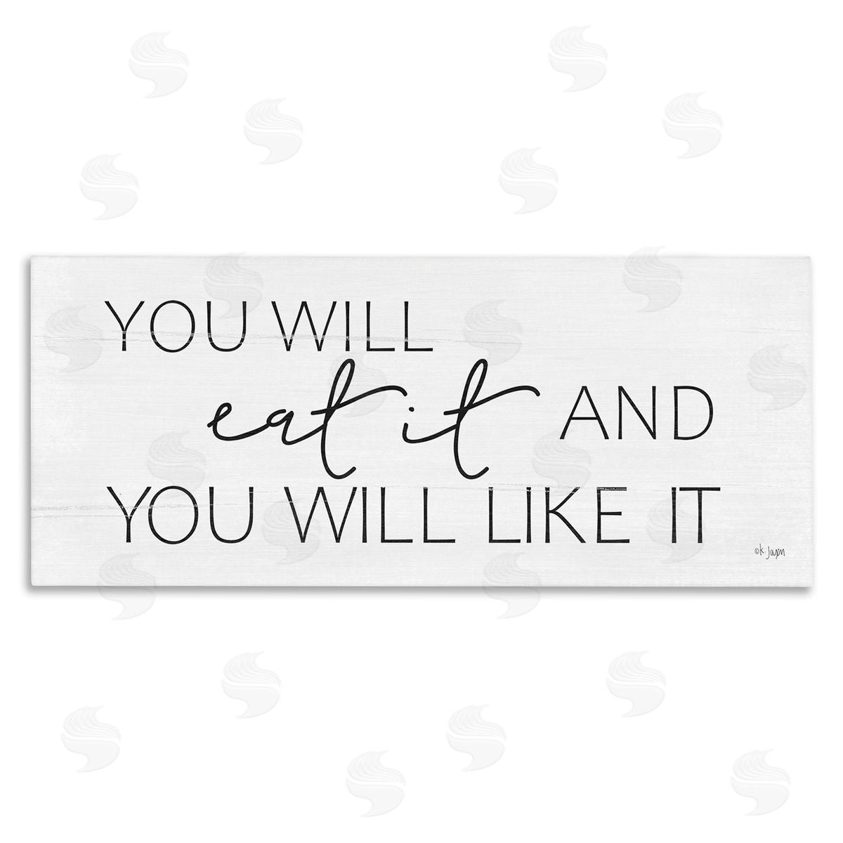 Jaxn Blvd. Eat & Like It Rustic Kitchen Phrase Sign