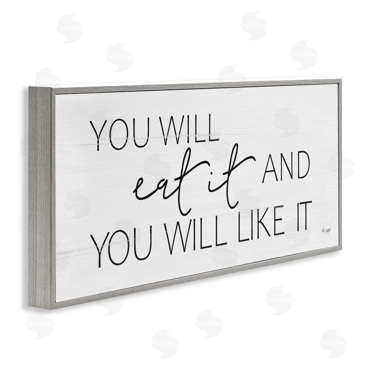 Jaxn Blvd. Eat & Like It Rustic Kitchen Phrase Sign