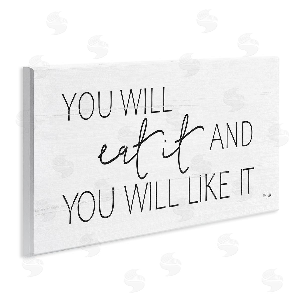 Jaxn Blvd. Eat & Like It Rustic Kitchen Phrase Sign