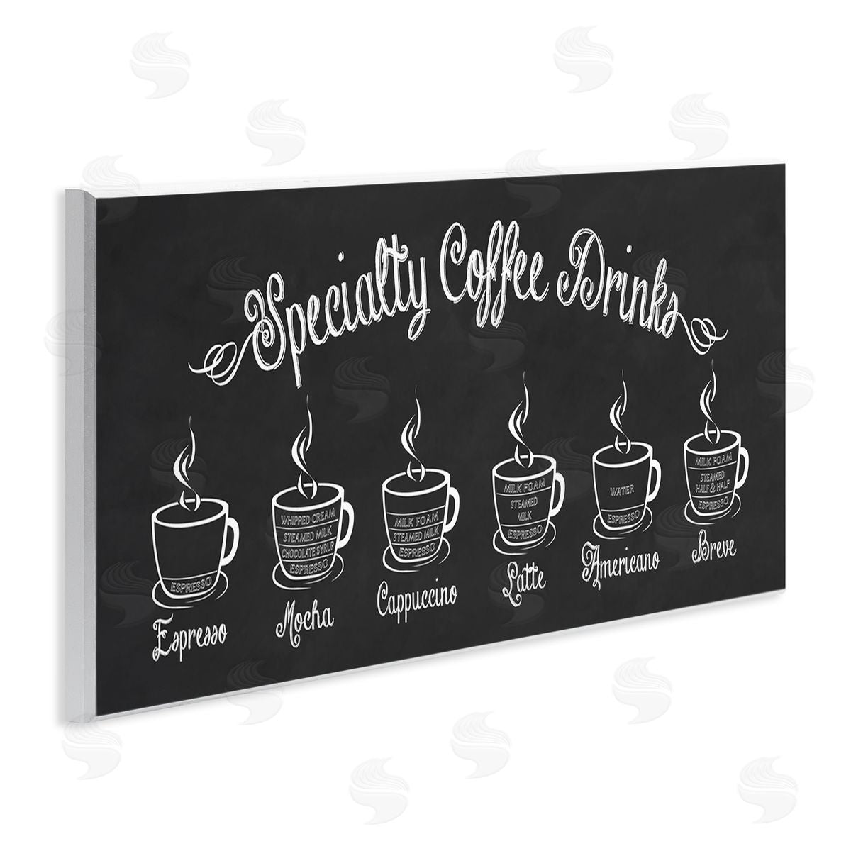 Lettered and Lined Specialty Coffe_sidee Drinks Cafe Cups Informative Sign