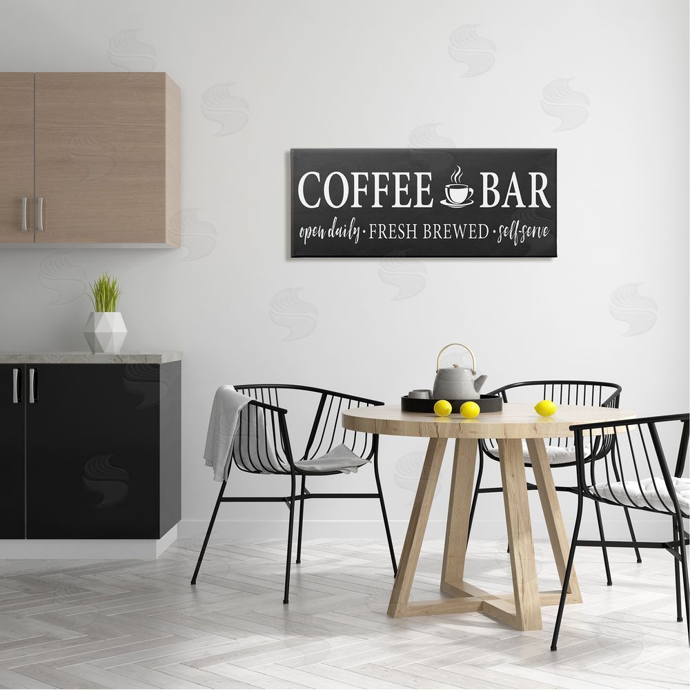 Lettered and Lined Coffe_sidee Bar Open Sign Casual Black Design