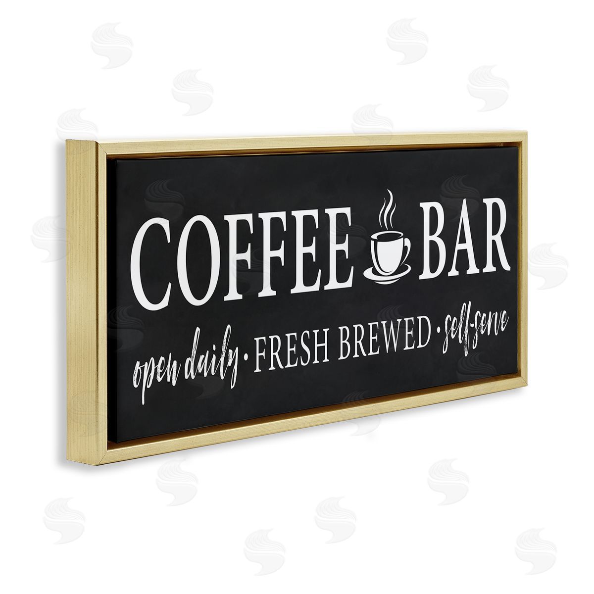 Lettered and Lined Coffe_sidee Bar Open Sign Casual Black Design