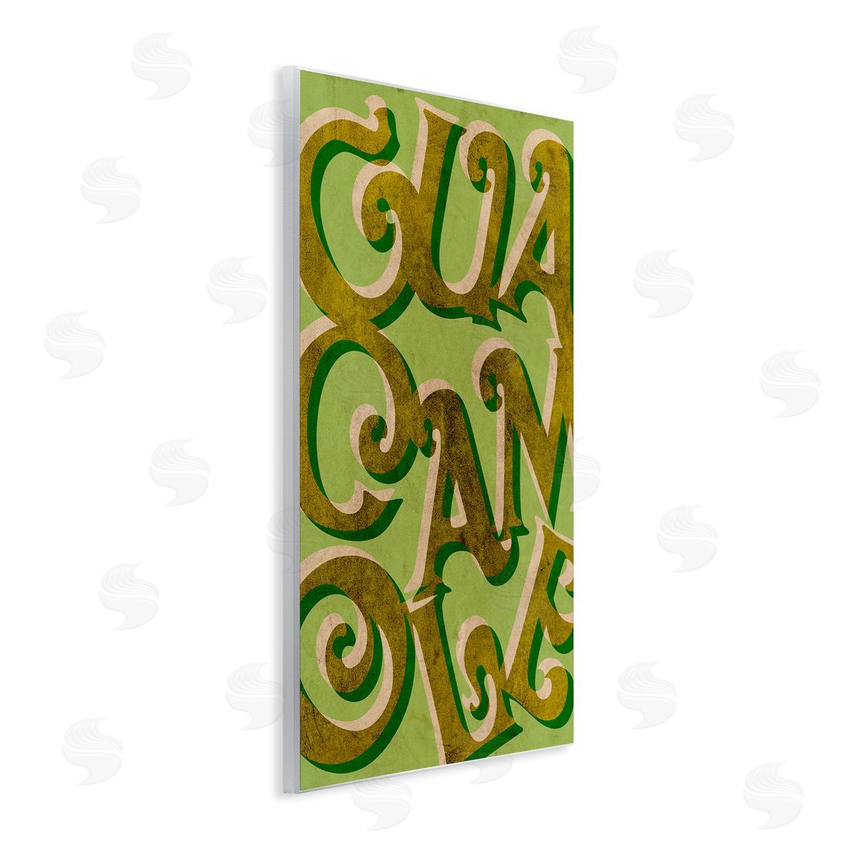 Stupell Studio Whimsical Guacamole Typography Layered Lettering Kitchen Sign Wall Plaque Art Print