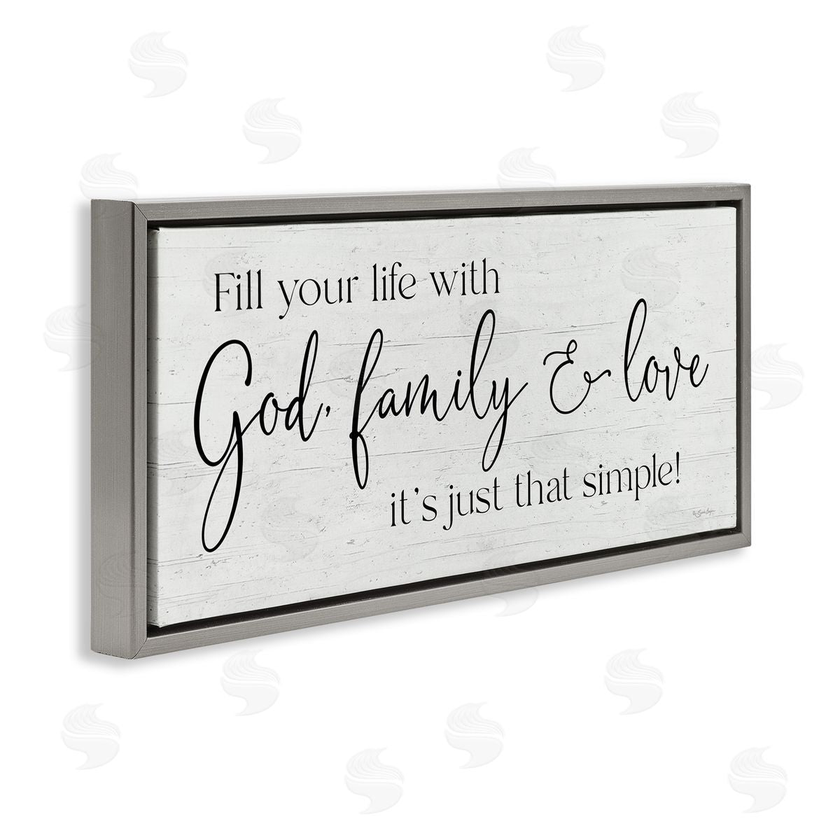 Susie Boyer Rustic Religious Family Quote Uplifting Calligraphy Phrase