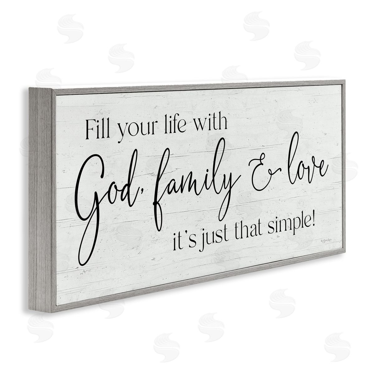 Susie Boyer Rustic Religious Family Quote Uplifting Calligraphy Phrase