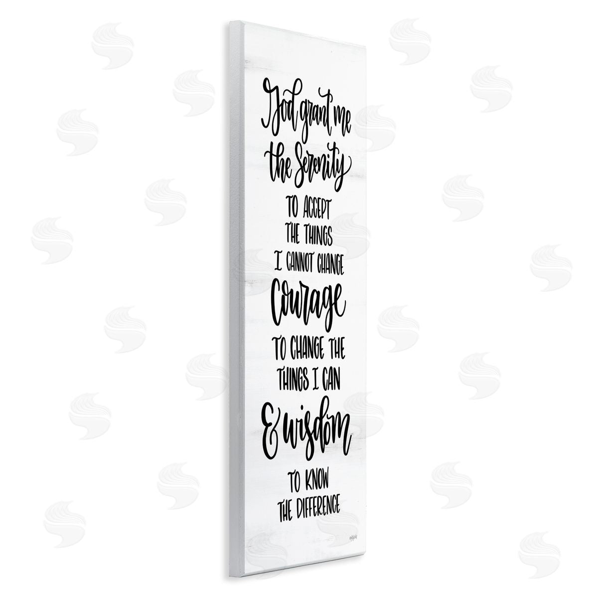 Religious Serenity Courage & Wisdom Wood Plaque Wall Art, Home Decor by Imperfect Dust