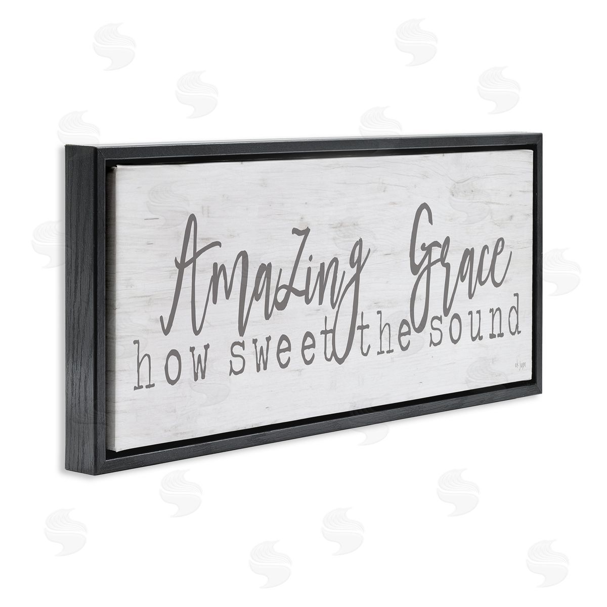 Jaxn Blvd. Amazing Grace Spiritual Christian Phrase Grain Pattern