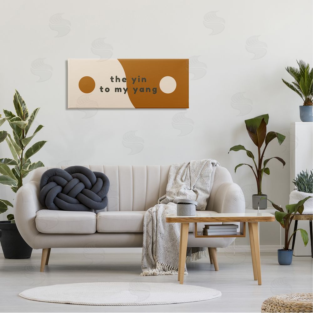 Stupell Studio Yin To My Yang Romantic Harmony Balance Symbol