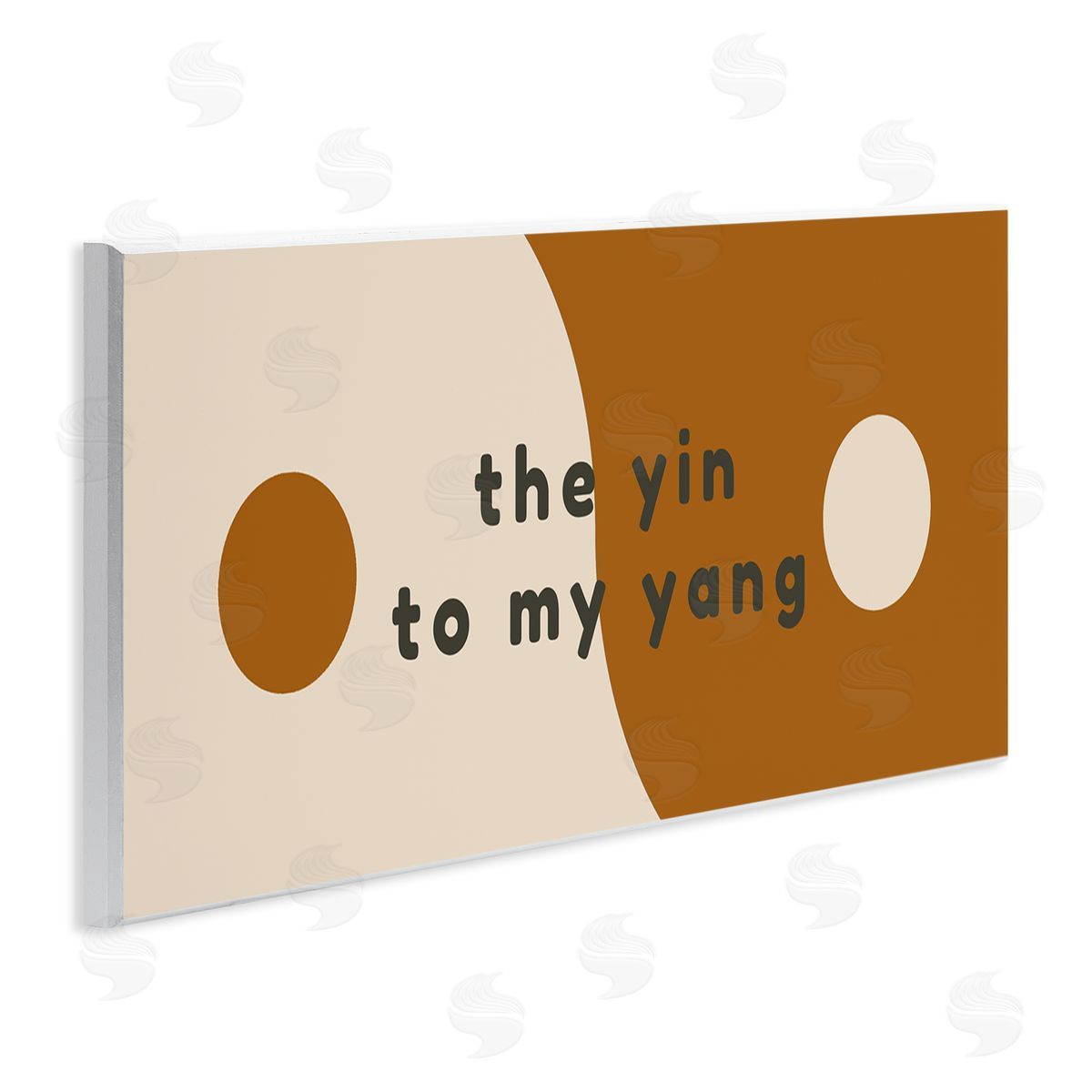 Stupell Studio Yin To My Yang Romantic Harmony Balance Symbol