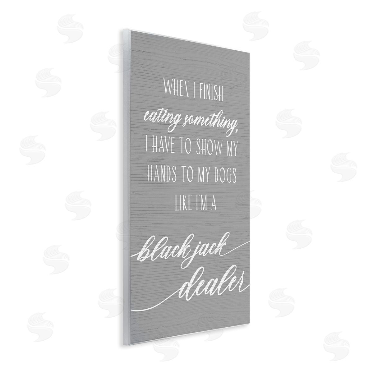 Stupell Studio Humorous Dog Quote Animal Pet Lover Typography Wall Plaque Art Print