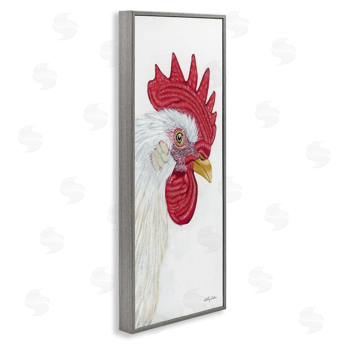 Ashley Justice Casual Chicken Rooster Farm Wildlife Portrait