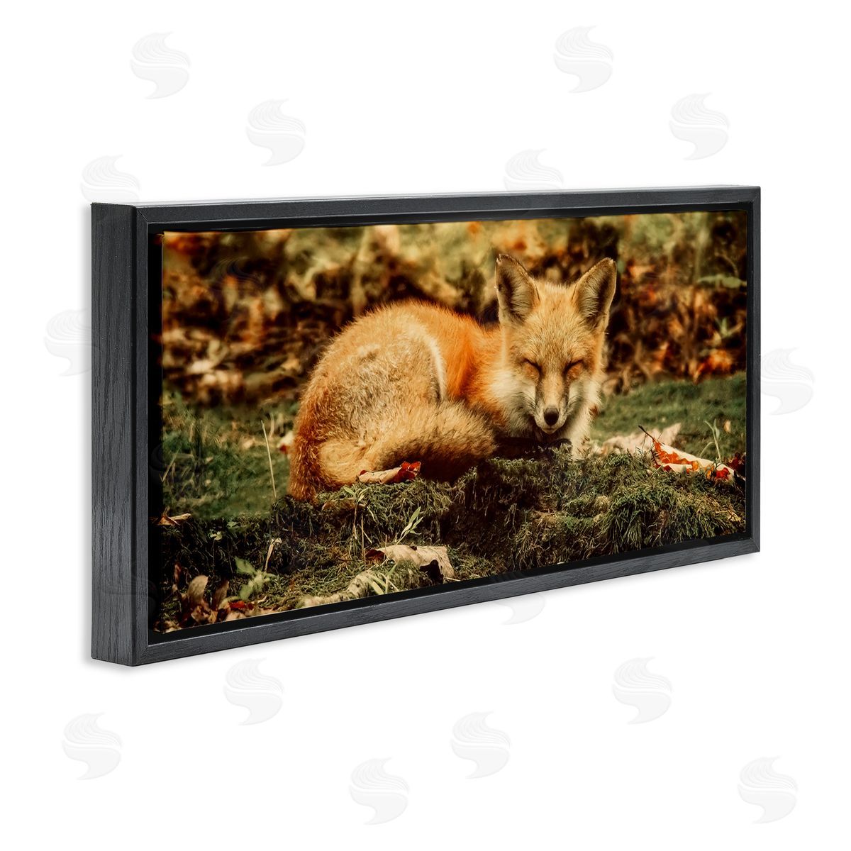 Carrie Ann Grippo-Pike Sleeping Fox Kit Peaceful Forest Floor Lush Nature
