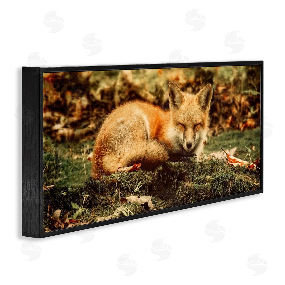 Carrie Ann Grippo-Pike Sleeping Fox Kit Peaceful Forest Floor Lush Nature