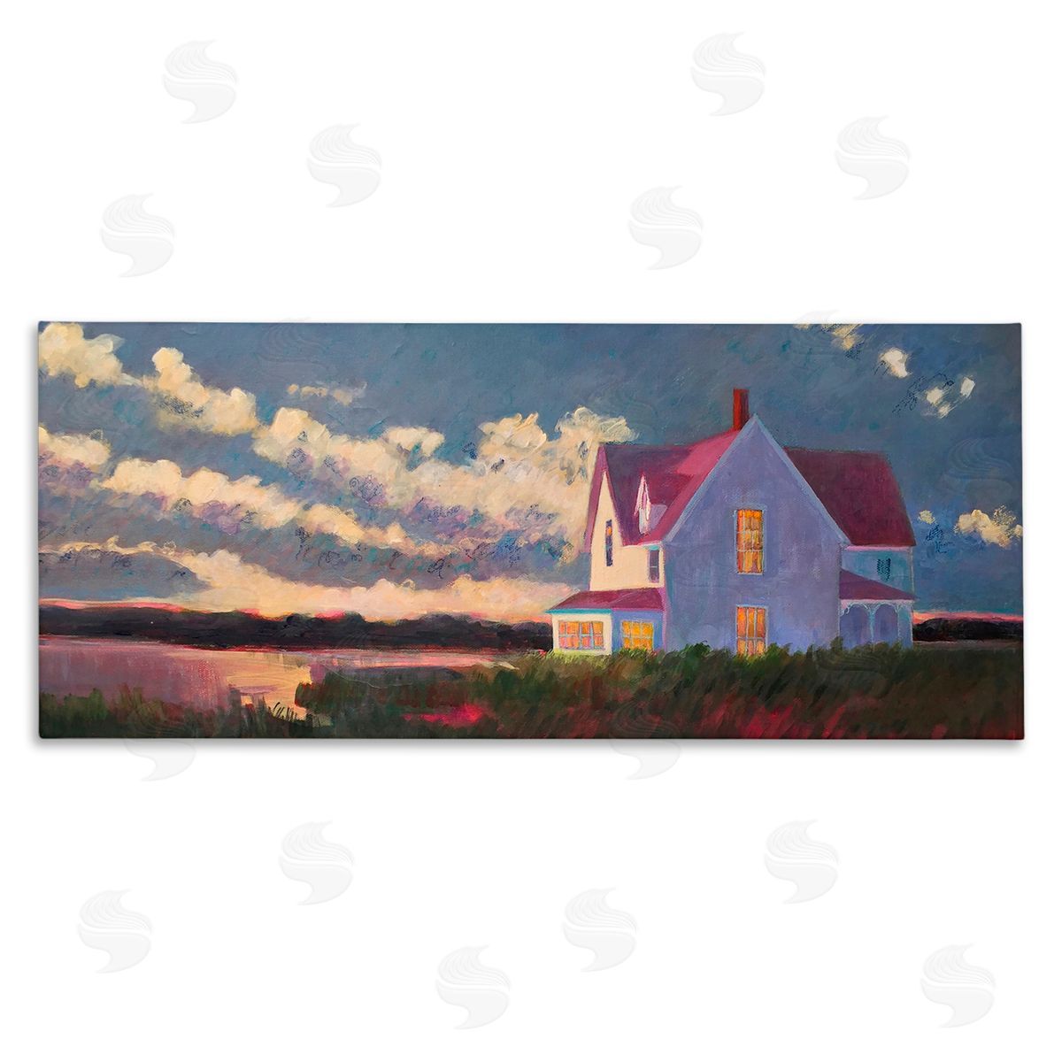 Sweetwater Coastal House Panoramic Clouds Landscape Ocean View