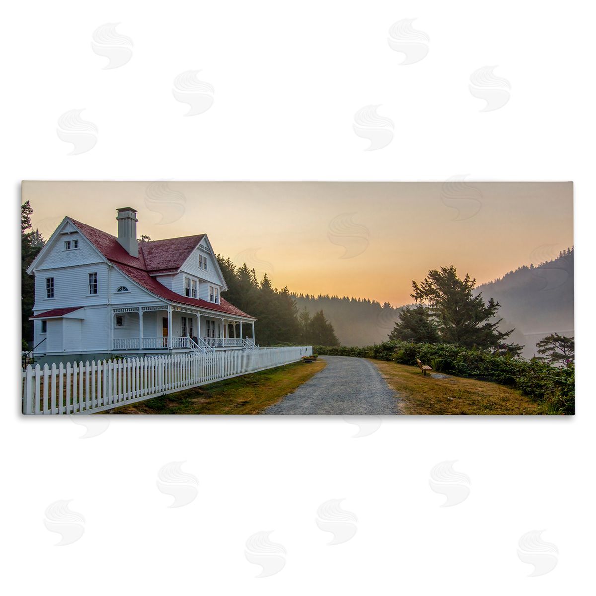Jeff Poe Photography Cozy Rural Country House Warm Mountain Sunset