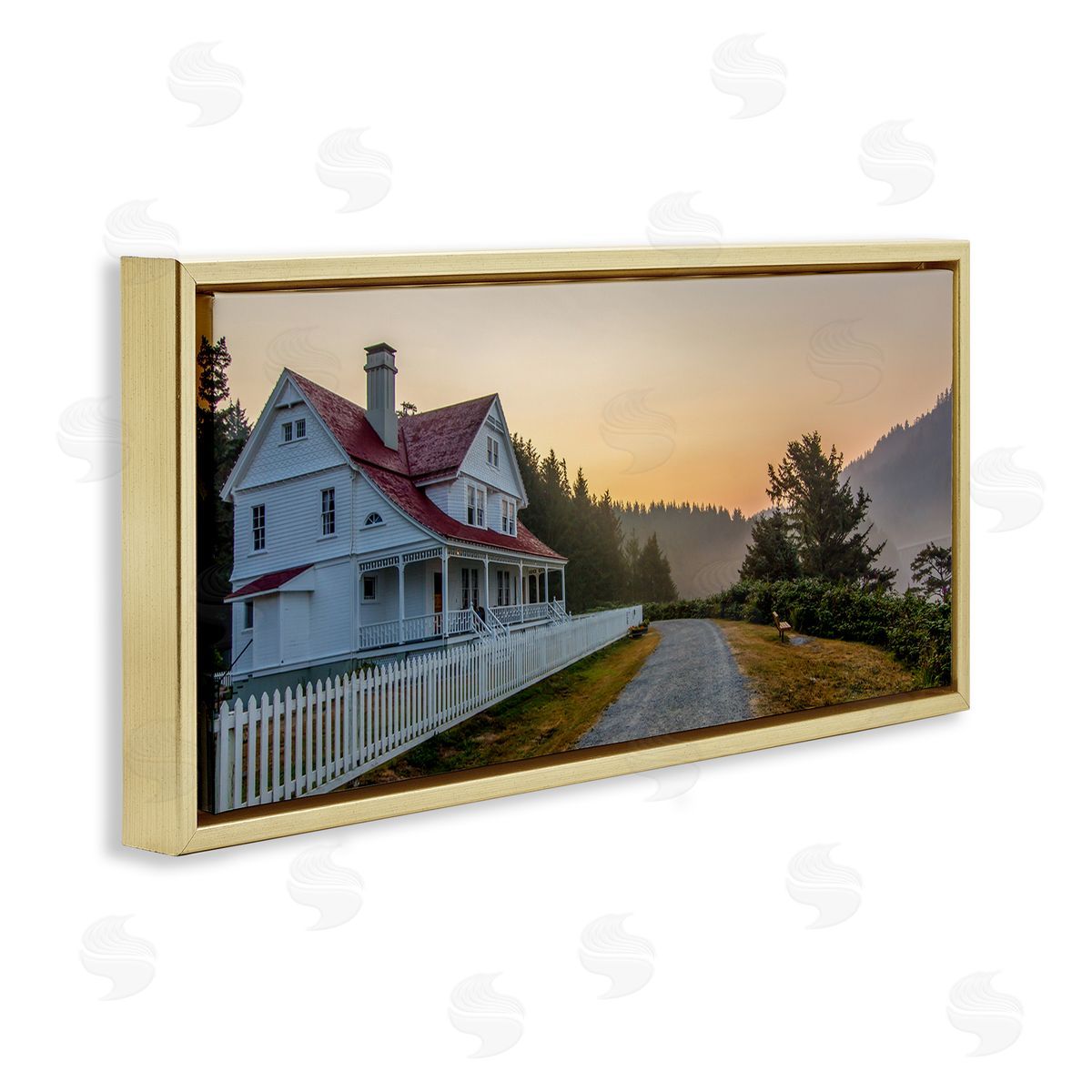 Jeff Poe Photography Cozy Rural Country House Warm Mountain Sunset