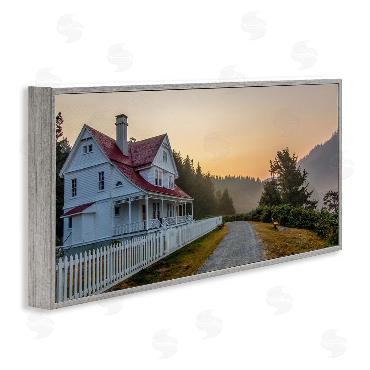 Jeff Poe Photography Cozy Rural Country House Warm Mountain Sunset