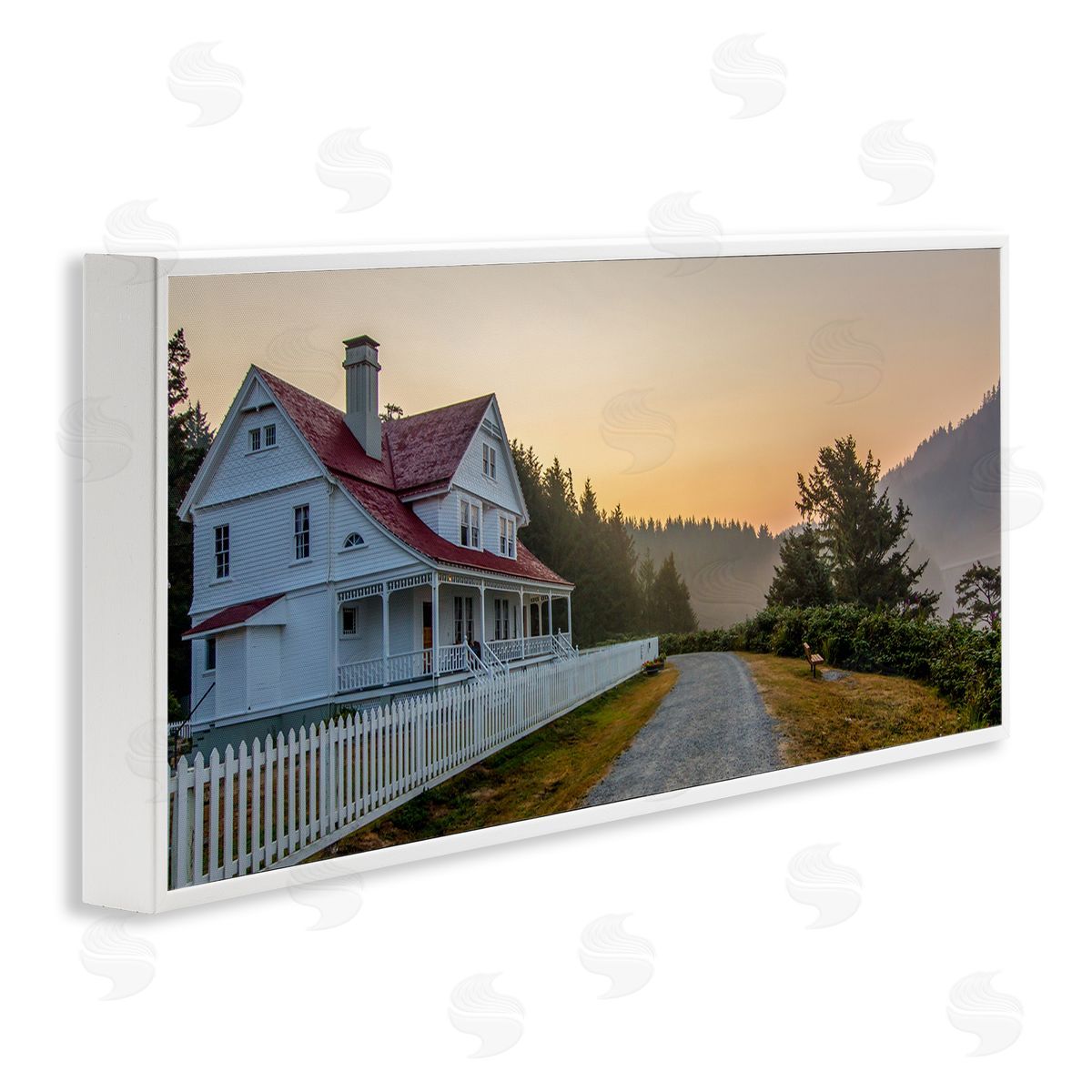 Jeff Poe Photography Cozy Rural Country House Warm Mountain Sunset