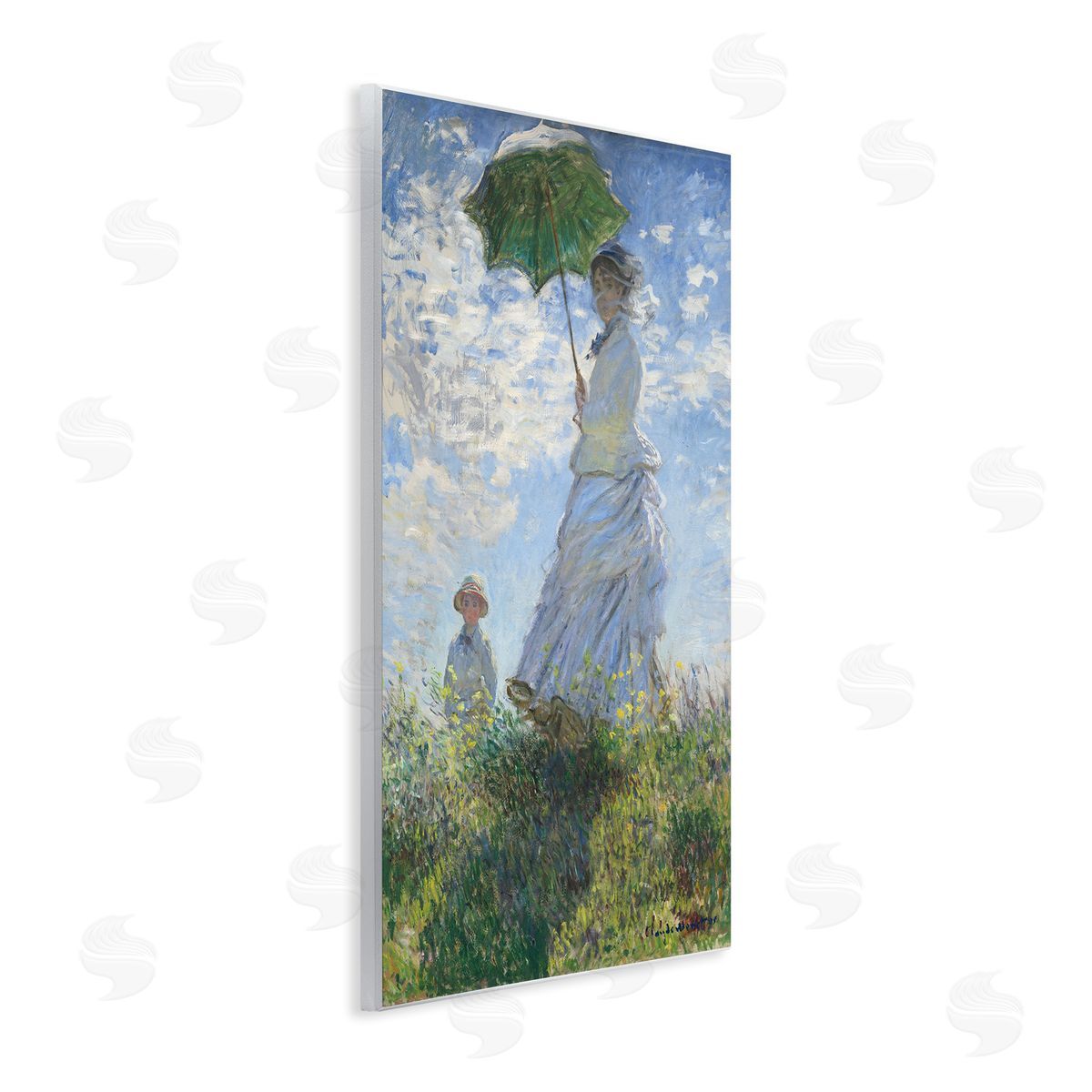 one1000paintings Woman with a Parasol Classic Claude Monet Painting Wall Plaque Art Print