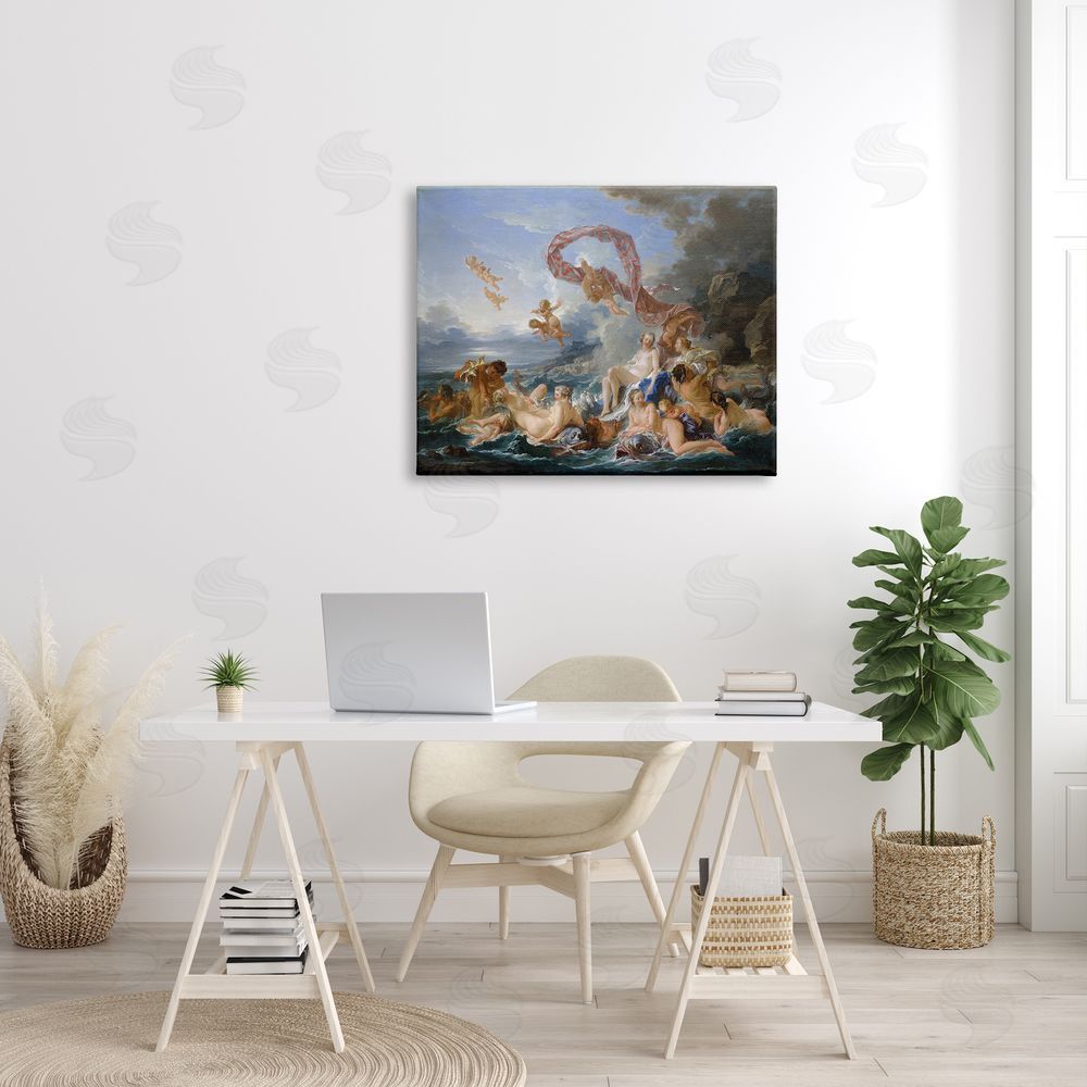 one1000paintings The Triumph of Venus Francois Boucher Classic Painting Canvas Wall Art Print in Room