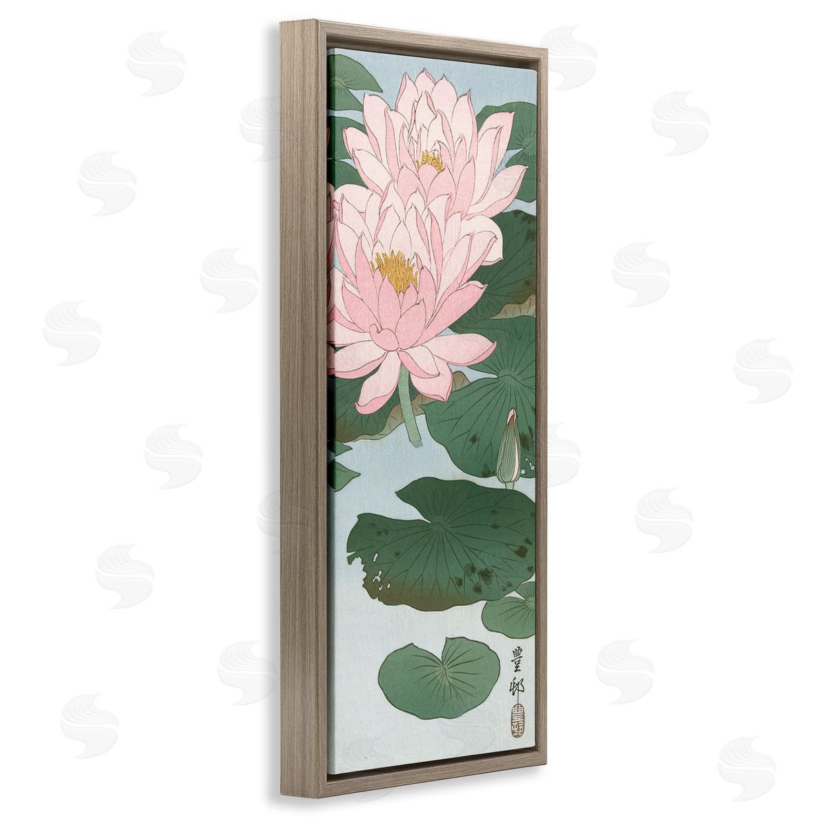 one1000paintings Lotus Ohara Koson Classical Painting Flower Portrait