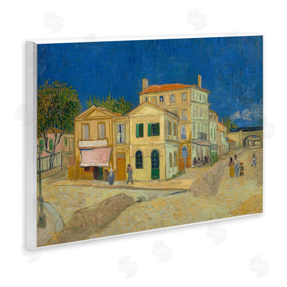 one1000paintings The Yellow House Vinvent van Gogh Classic Painting Wall Plaque Art Print